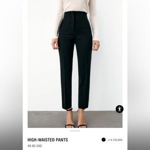 *tags on* Zara work/dress pants size L